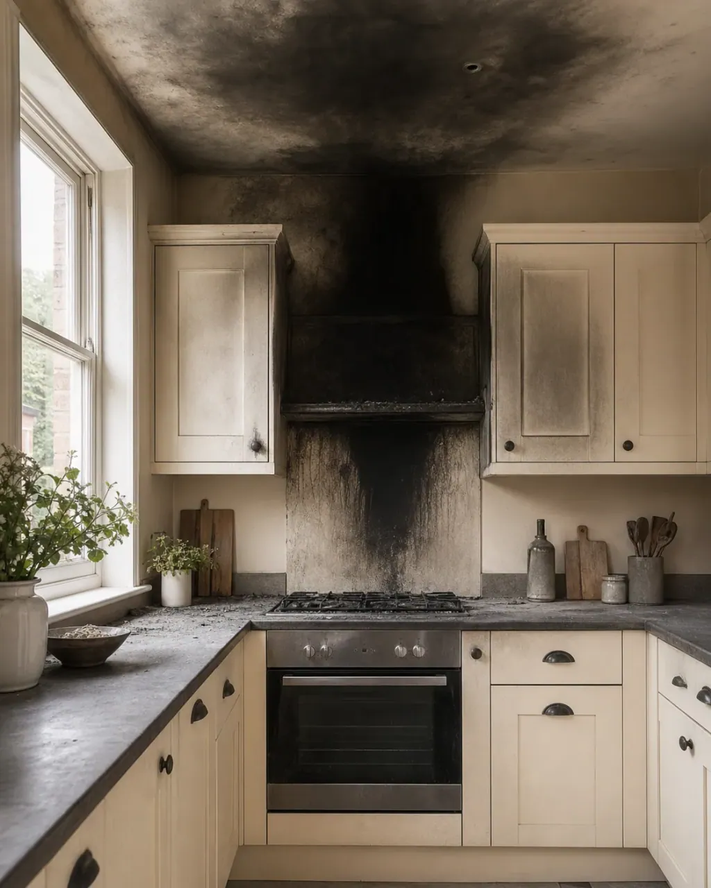 Fire damage cleaning across Liverpool.